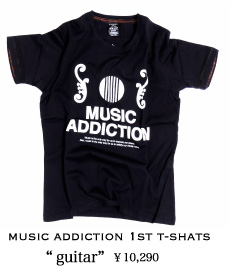MUSIC ADDICTION 1st T-SHATS guitar