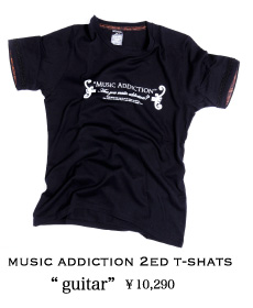 MUSIC ADDICTION 2ed T-SHATS guitar